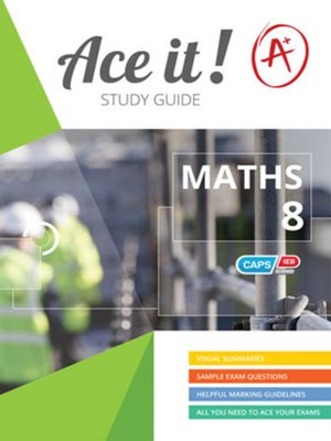 cover image of Ace It! Mathematics Grade 8